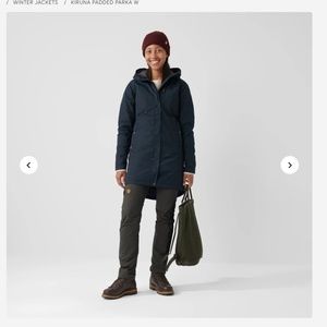 FJALLRAVEN KIRUNA PADDED PARKA W - Size XS